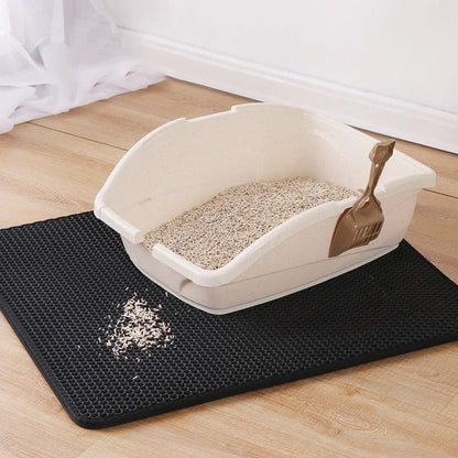 Double-Layer Cat Litter Mat